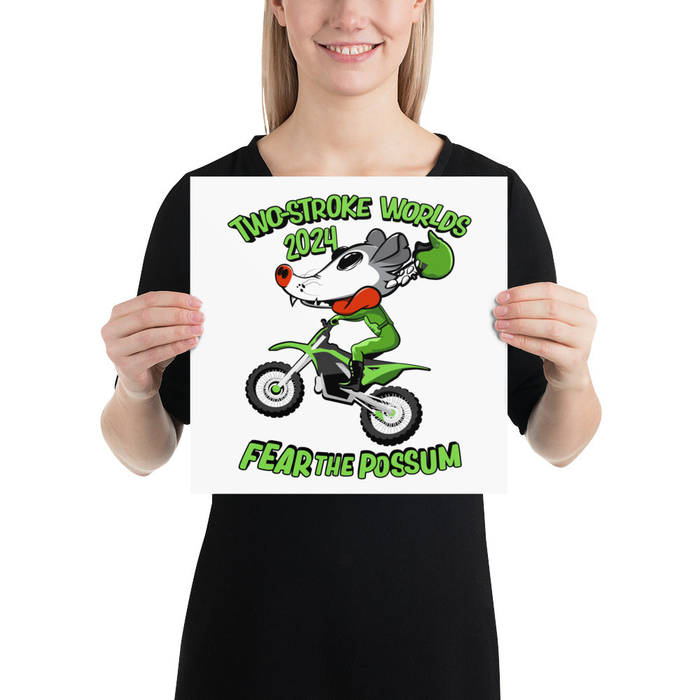 Two Stroke Worlds Poster