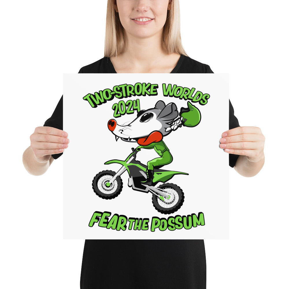 Two Stroke Worlds Poster