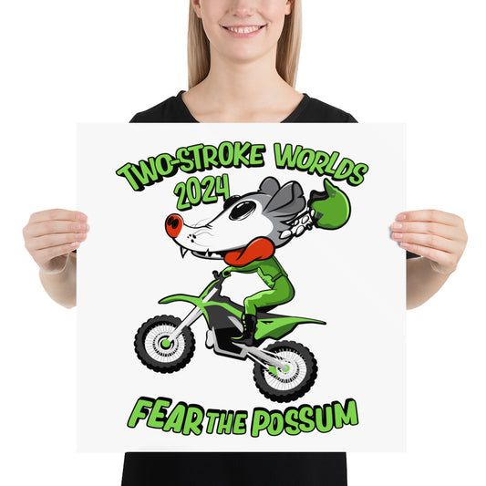 Two Stroke Worlds Poster