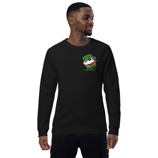 Unisex organic raglan sweatshirt